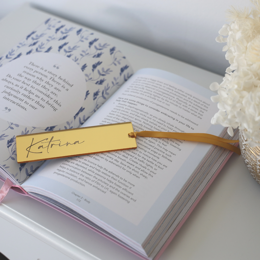 Personalised Engraved Bookmark