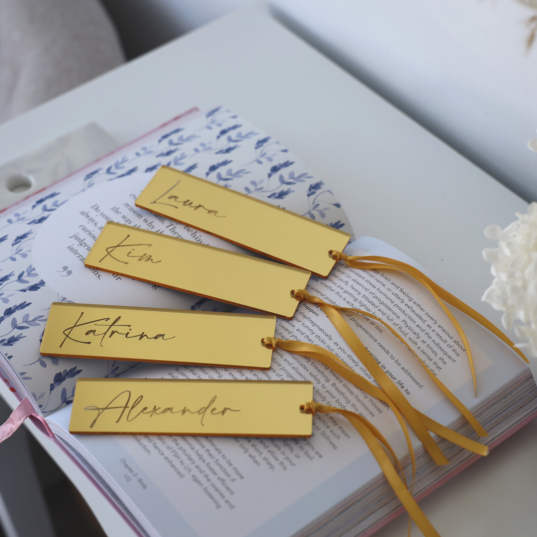 Personalised Engraved Bookmark